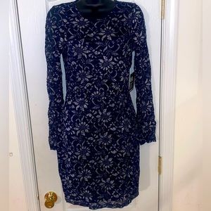 Blue Express lace detailed dress